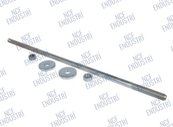Ön Ağırlık Bağlantı Çubuk Takımı (10 Ağırlık) (1 Çubuk + 2 Pul + 2 Somun)