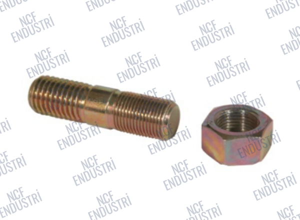 3 / 4 Alt Çeki Saplaması Somunlu 3 / 4” - 18 NF